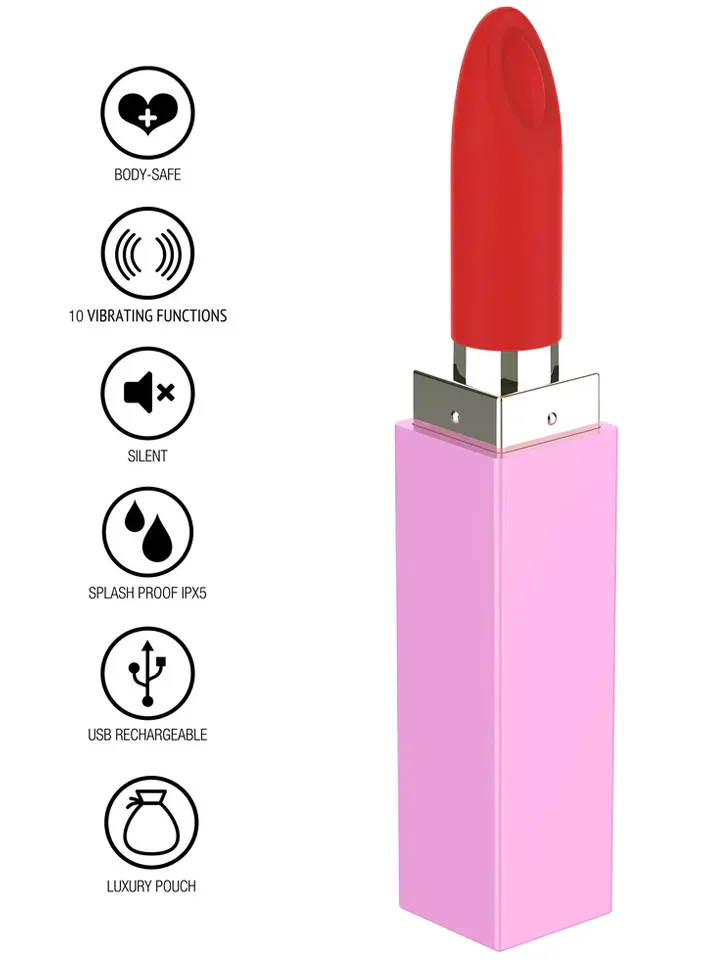 Sealed With A Kiss Lipstick Vibe - Lipstick vibrator 2