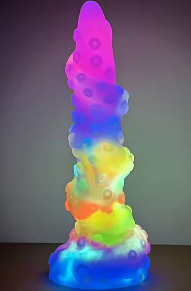 Seapok Glow-in-The-Dark Dildo 22,5 cm - Drachen-Dildo 2