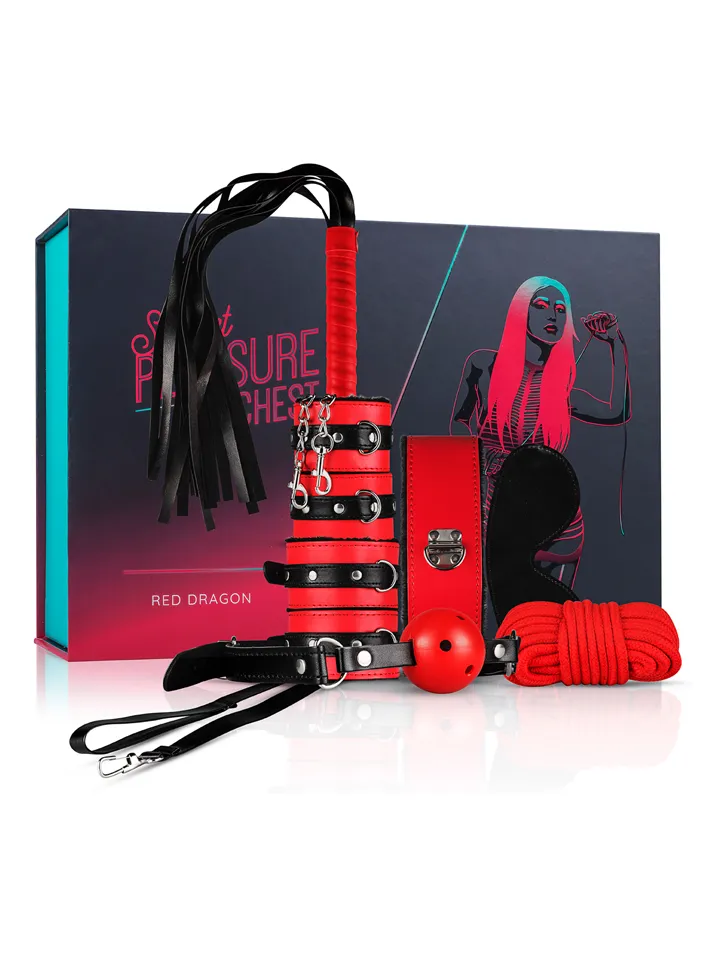 Secret Pleasure Chest Red Dragon - Bondage kit 1 [full]