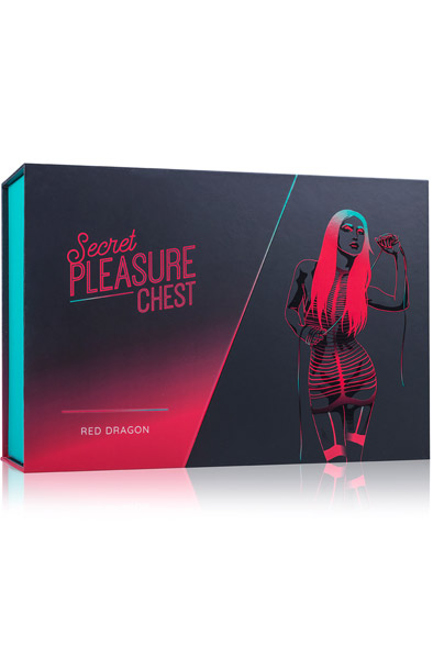 Secret Pleasure Chest Red Dragon - Bondage kit 2