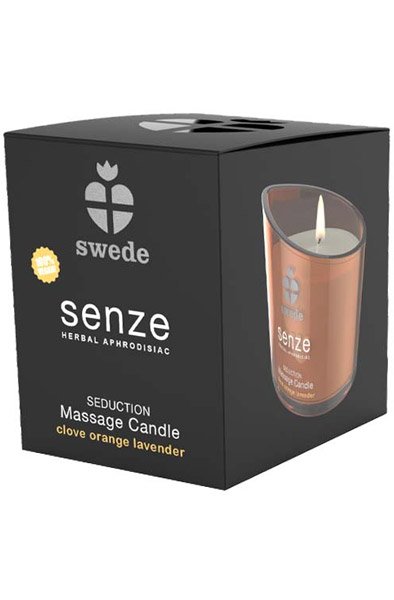 Senze Massage Candle Clove Orange Lavender 150ml - Massagekerzen 3