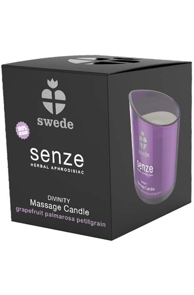 Senze Massage Candle Grapefruit Palmarosa Petitgrain 150ml - Massagekerzen 3