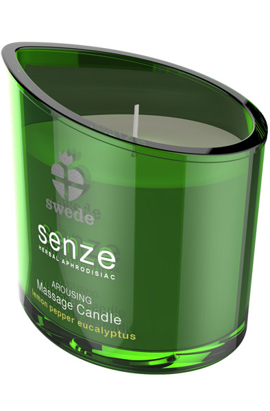 Senze Massage Candle Lemon Pepper Eucalyptus 150ml - Massagekerzen 1