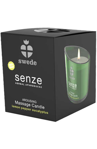 Senze Massage Candle Lemon Pepper Eucalyptus 150ml - Massagekerzen 3