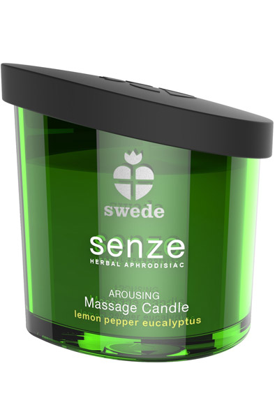 Senze Massage Candle Lemon Pepper Eucalyptus 50ml - Massagekerzen 2