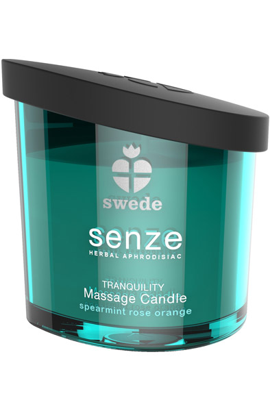 Senze Massage Candle Spearmint Rose Orange 150ml - Massagekerzen 2