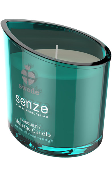 Senze Massage Candle Spearmint Rose Orange 50ml - Massagekerzen 1