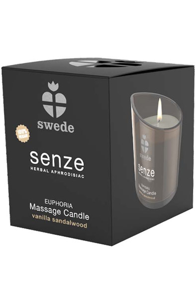 Senze Massage Candle Vanilla Sandalwood 150ml - Massagekerzen 3