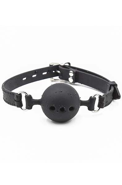 Set Of Silicone Gag Balls 3-pcs Black - Knebelball 3