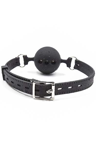 Set Of Silicone Gag Balls 3-pcs Black - Knebelball 4