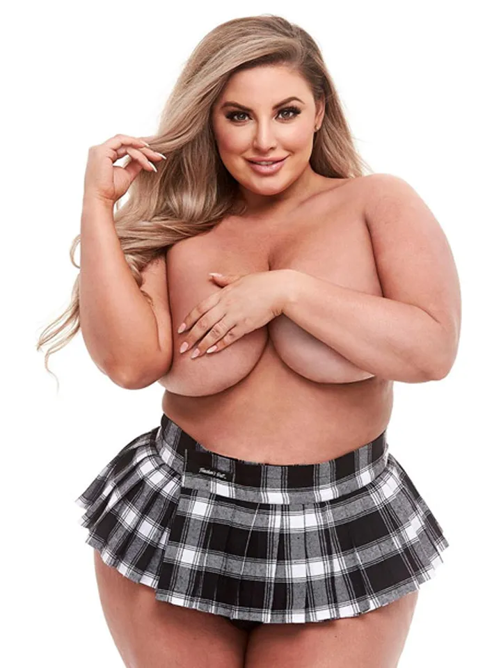 Sexy Schoolgirl Skirt Queen Black - Skirt 1 [full]