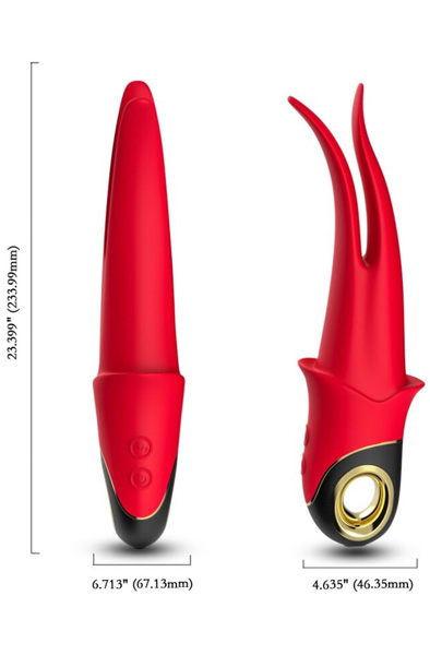 Shadow Double Teasing Vibrator 23 cm - Vibrator 2