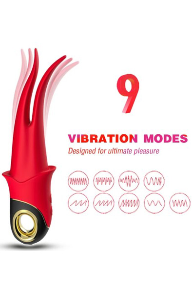 Shadow Double Teasing Vibrator 23 cm - Vibrator 3