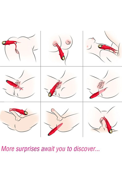 Shadow Double Teasing Vibrator 23 cm - Vibrator 6