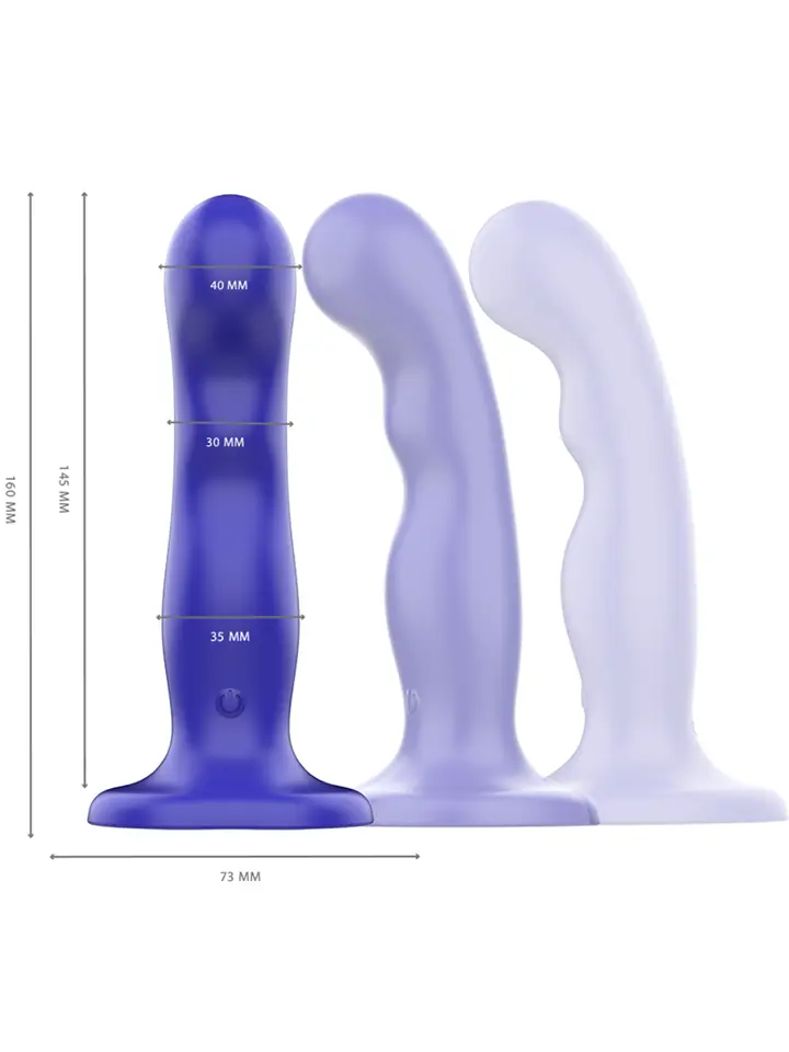 Shorty Vibrator 10 Modes Remote Control - Vibrating dildo 3