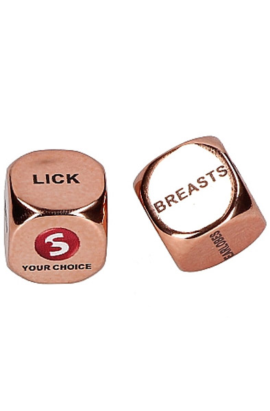 Shots Love Dice Rosé Gold - Würfelspiel 1