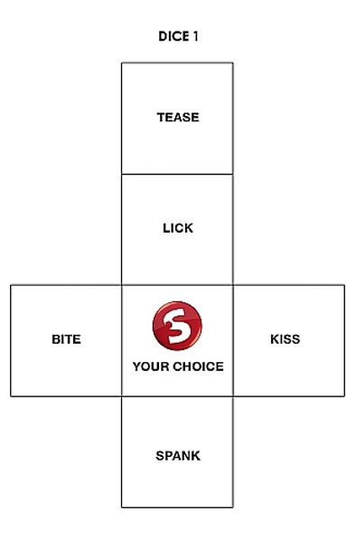 Shots Love Dice Rosé Gold - Würfelspiel 2