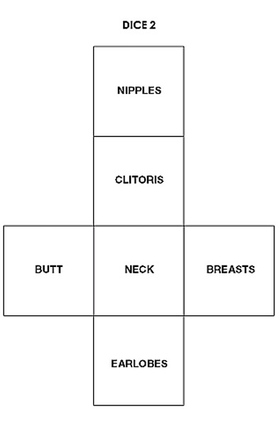 Shots Love Dice Rosé Gold - Würfelspiel 3