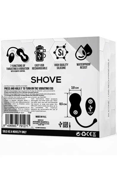 Shove Thrusting & Vibrating Egg - Vibrierendes Ei 3