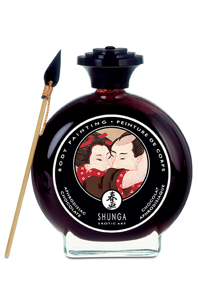 Shunga Erotic Art Bodypaint Chocolate 100ml - Körperverträgliche Farbe 1