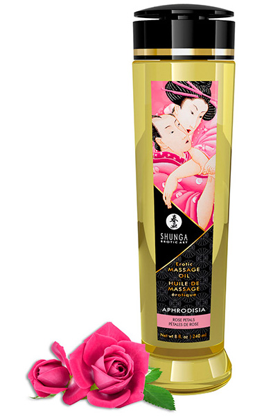 Shunga Massage Oil Aphrodisia Roses 240ml - Massageöl Ros 2