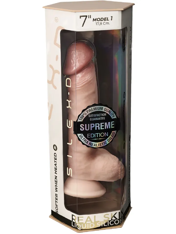 Silex-D Premium Real Skin 17,8 cm - Lifelike dildo 5