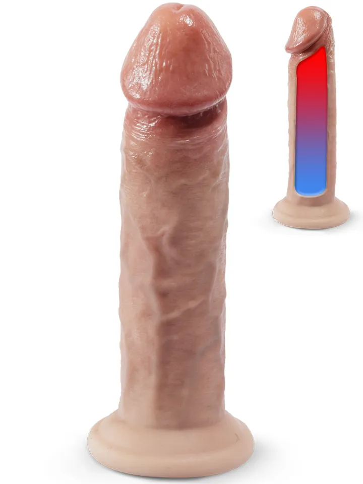 Silex-D Premium Real Skin 19 cm - Lifelike dildo 1