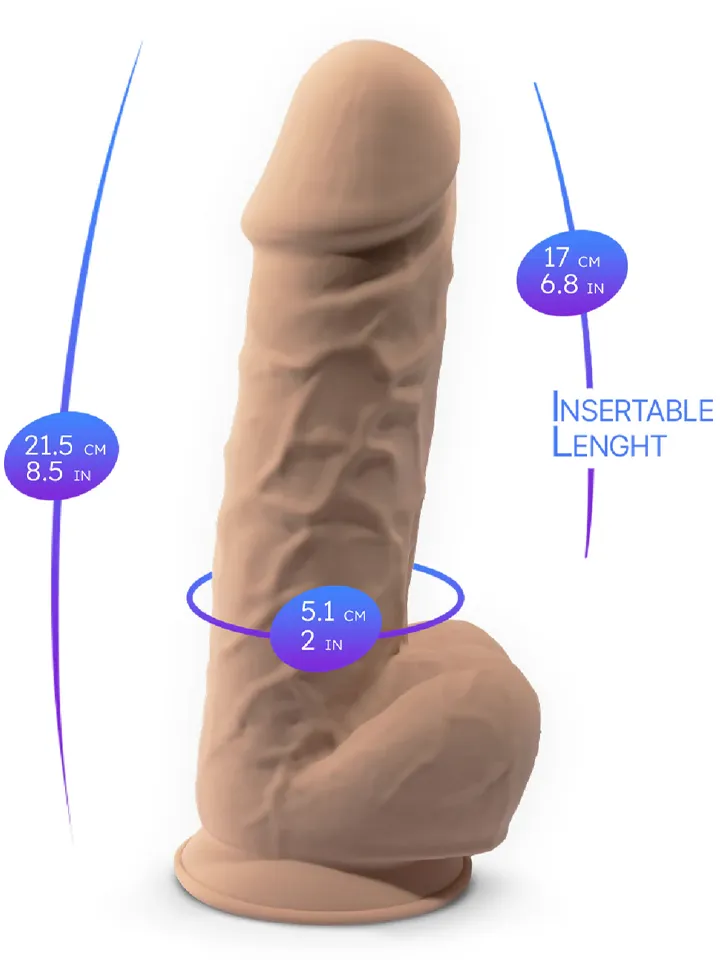 Silex-D The Original Dildo 21,5 cm - Lifelike dildo 3