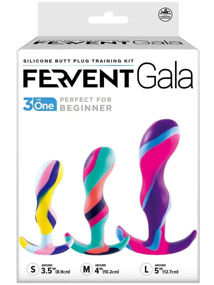 Silicone Butt Plug Training Kit - Anal plug set 3