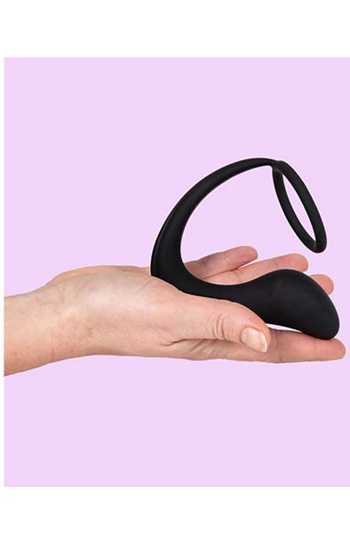 Silicone C-ring & Anal Plug - Analplug mit Penisring 3