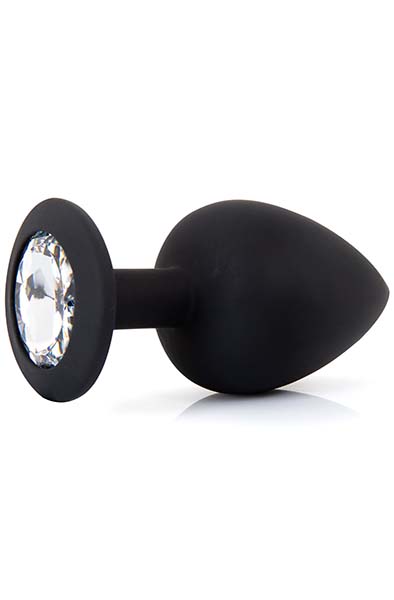 Silicone Plug With Gem Large - Analplug 1