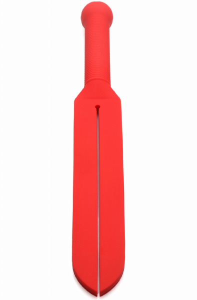 Silicone Whip Strap Red 38 cm - Spanking-Paddel 1