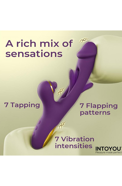 Siter Vibe With Hitting Ball & Flipping Tongue - Rabbit-Vibrator 4
