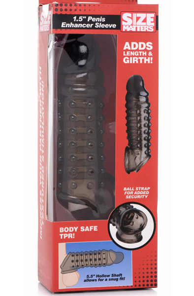 Size Matters Penis Extension Sleeve Smoke - Penishülle 2