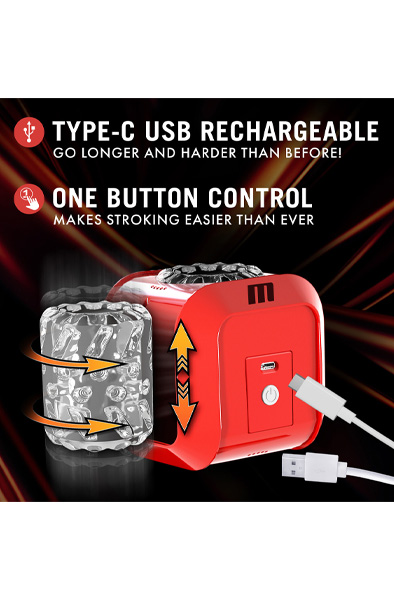 SlamBox Thrusting & Rotating Stroker - Automatischer Masturbator 6