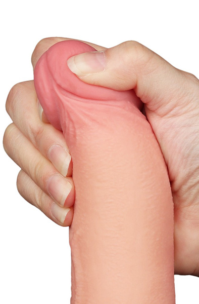 Sliding-Skin Dual Layer Dildo 20 cm - Realistischer Dildo 5
