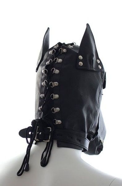 SM Doggy Hood Black - BDSM Maske 3