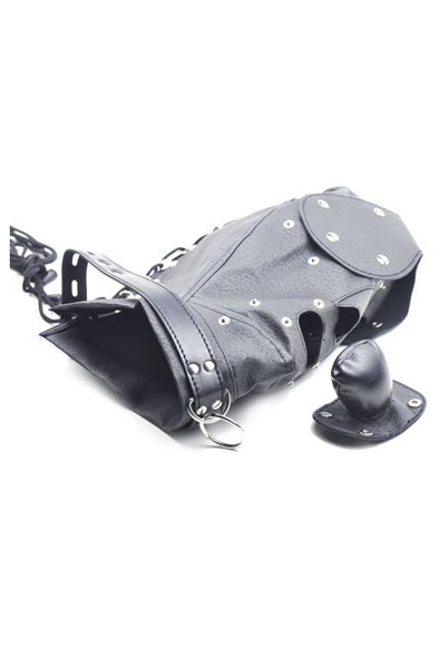 SM Doggy Hood Black - BDSM Maske 4
