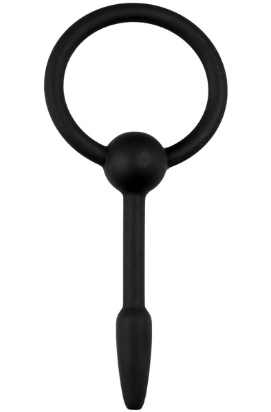Small Silicone Penis Plug With Pull Ring - Dilator 1