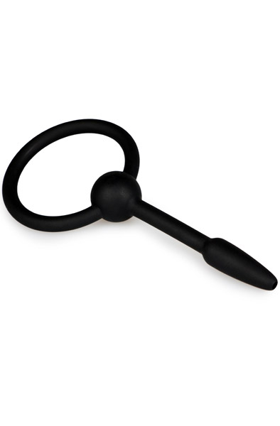 Small Silicone Penis Plug With Pull Ring - Dilator 2