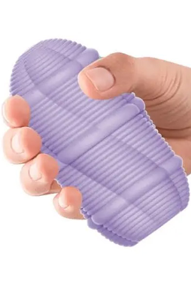 Smooth Stripes Cupid Masturbator Egg Purple - Tenga-Ei 2