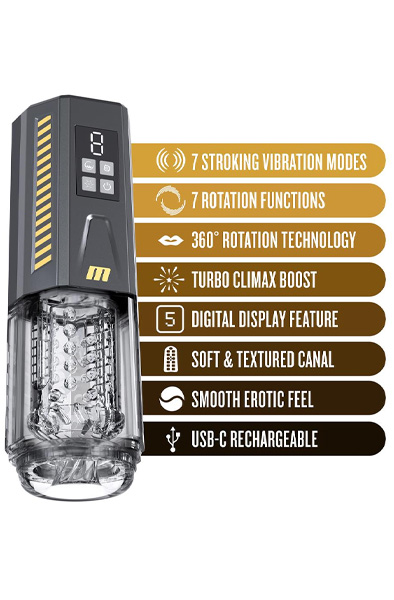 Spinmaster Pro Rotating Stroker - Masturbator 5