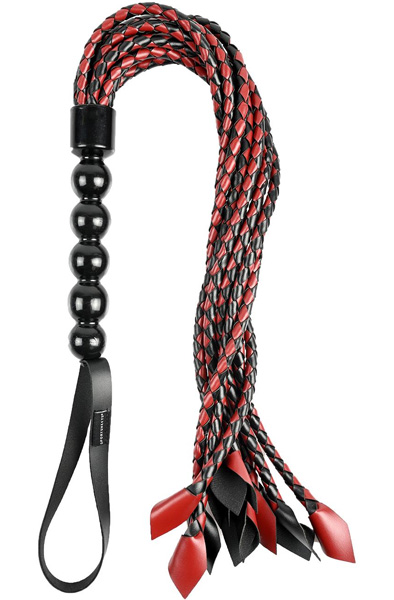 Sportsheets Saffron Braided Flogger 61 cm - Flogger 1