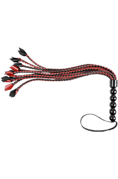 Sportsheets Saffron Braided Flogger 61 cm - Flogger 2