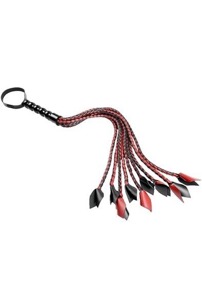 Sportsheets Saffron Braided Flogger 61 cm - Flogger 3