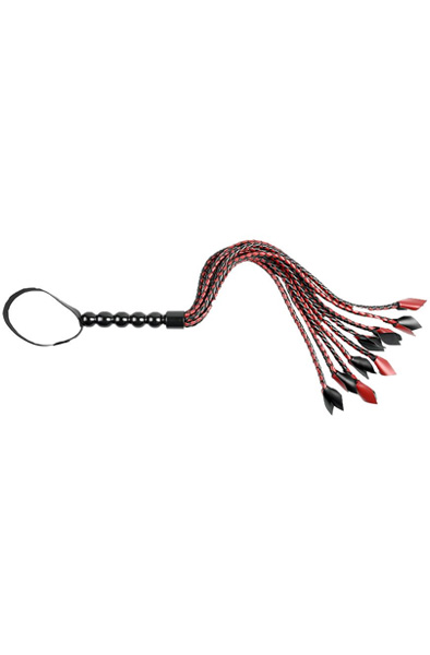 Sportsheets Saffron Braided Flogger 61 cm - Flogger 4