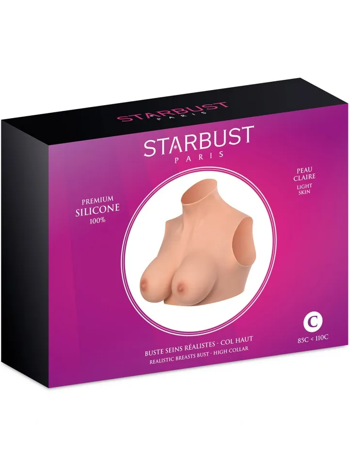 Starbust Bust Chest High Neck Light Small - Lösbröst 3