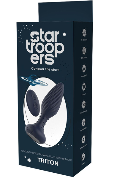 Startroopers Triton Vibrating Anal Plug - Vibrierender Analplug 6