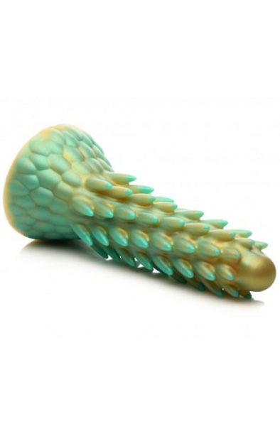 Stegosaurus Spiky Reptile Silicone Dildo 19 cm - Monster-Dildo 2