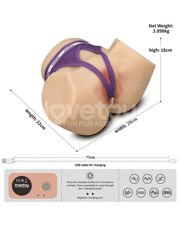 Streetgirls Dual Motor Sensation Pulse 3,9 kg - Sex doll 4